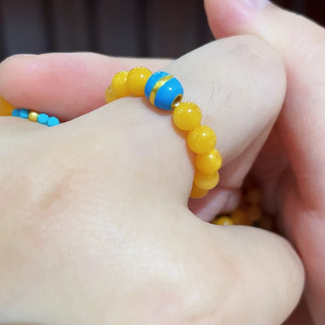 蜜蜡手链未镶嵌手串