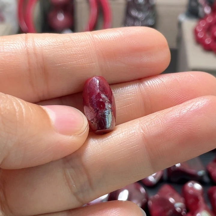 天然辰砂原矿转运珠5.1克