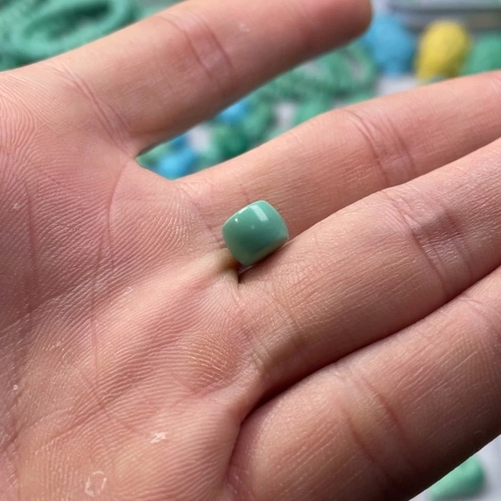 非金属卡8绿色直切单珠