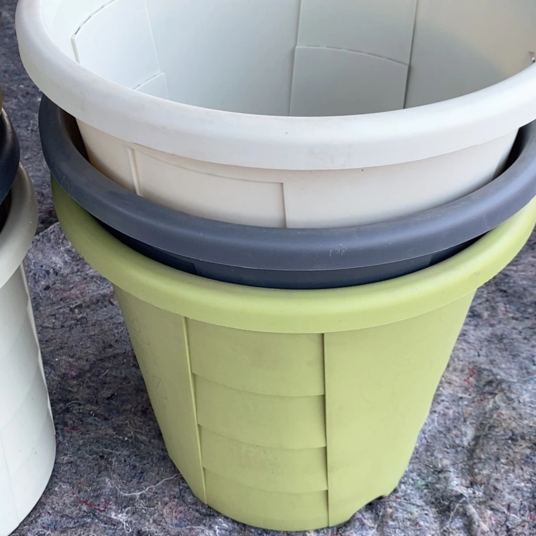 树脂3个42口青山盆瑕疵混搭无托