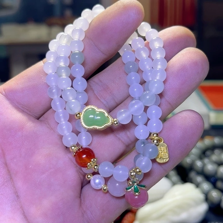 石英质玉未镶嵌颈饰