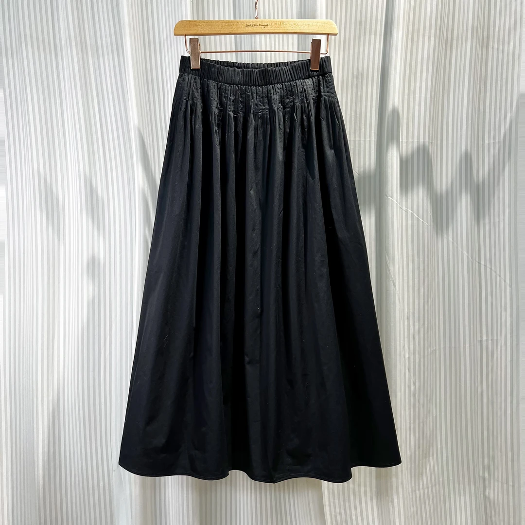 【萨拉迪恩】春夏百搭显瘦百搭半身裙松紧腰