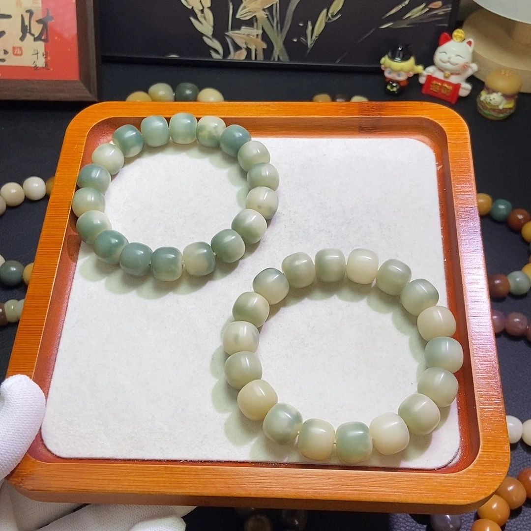 菩提根/象牙果手串卡14纯手工干磨微瑕一物一拍690