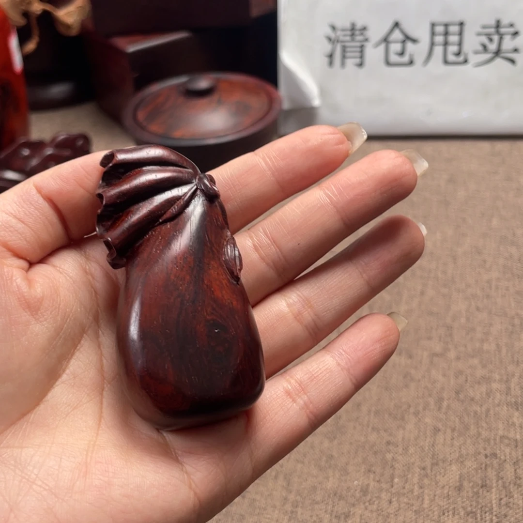 檀香紫檀（小叶紫檀）钱袋子