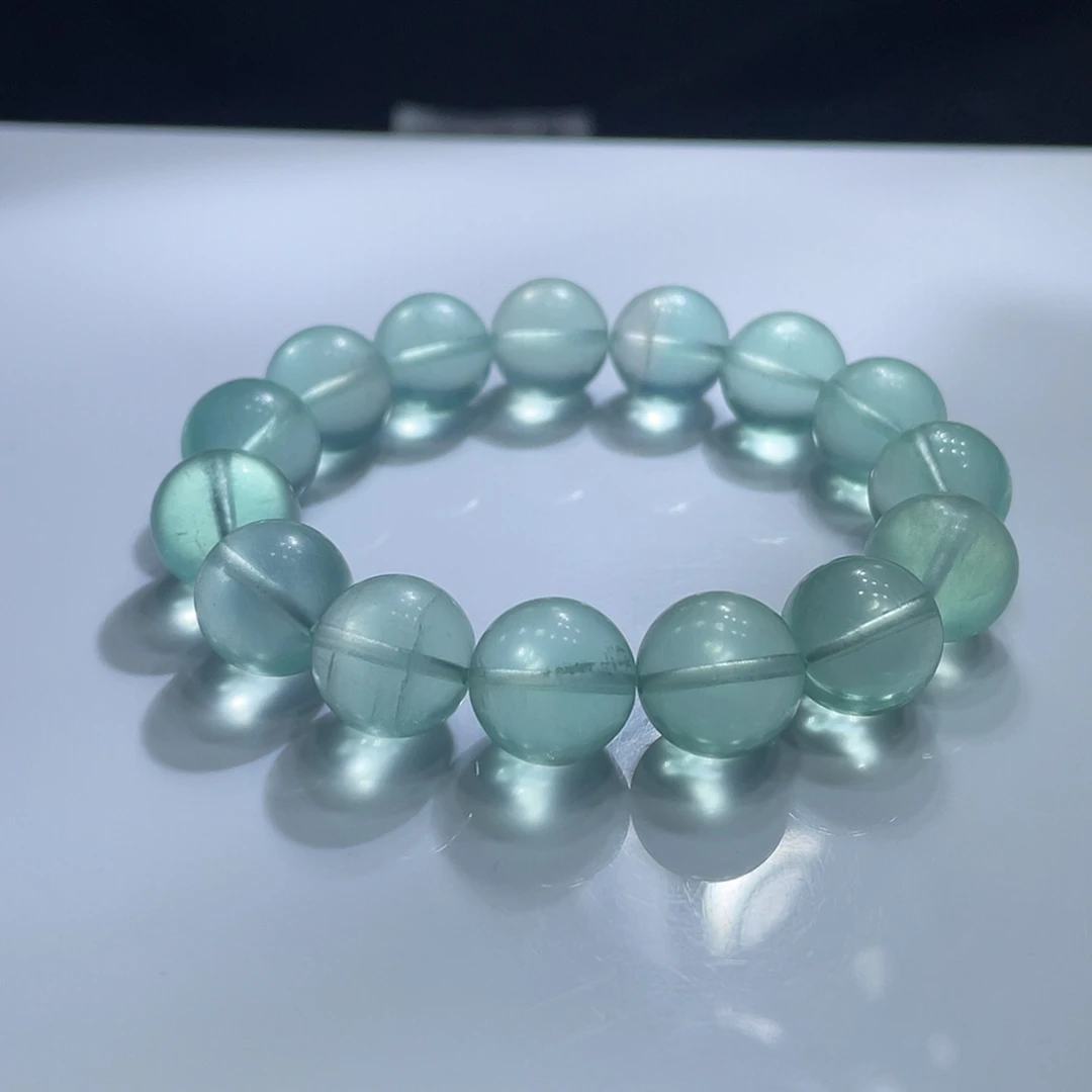 水晶手链未镶嵌绿萤石13m75元