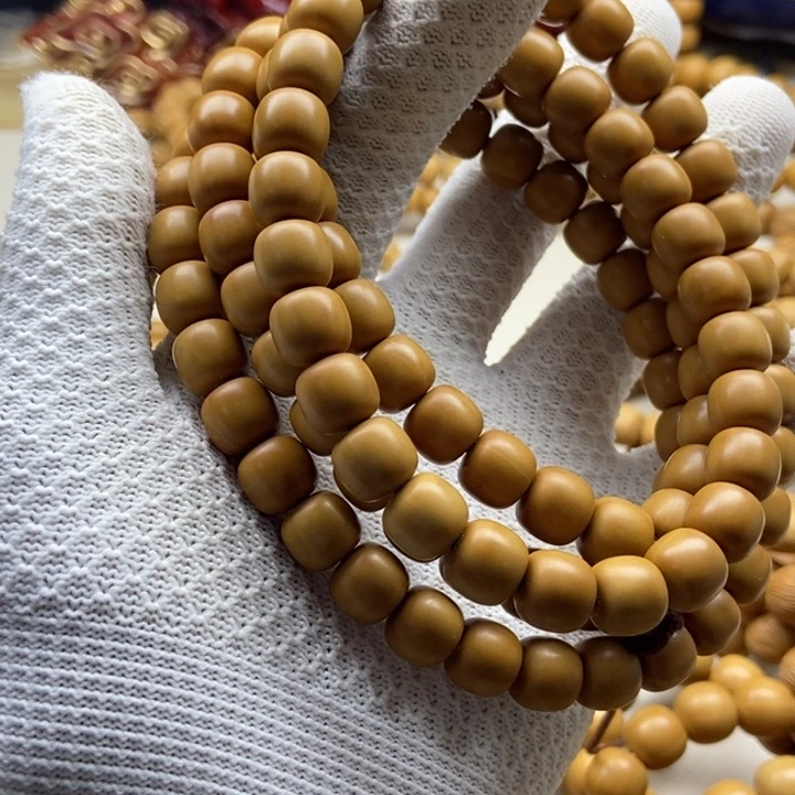 猴头核桃手串百****峰老邢微瑕油点乱脖挂108