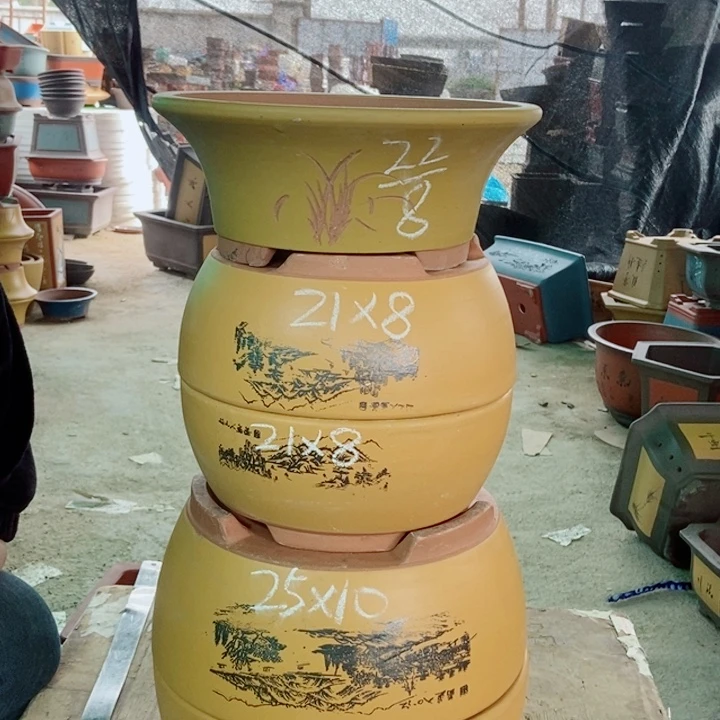 紫砂花盆紫砂紫砂