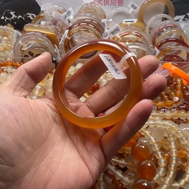 天***月玛瑙/玉髓未镶嵌手链