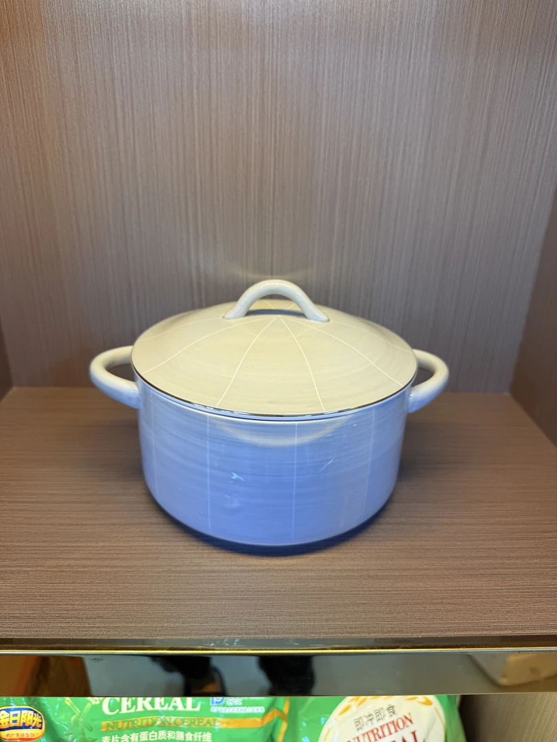 小瓷锅 双耳瓷锅 随机发 KS