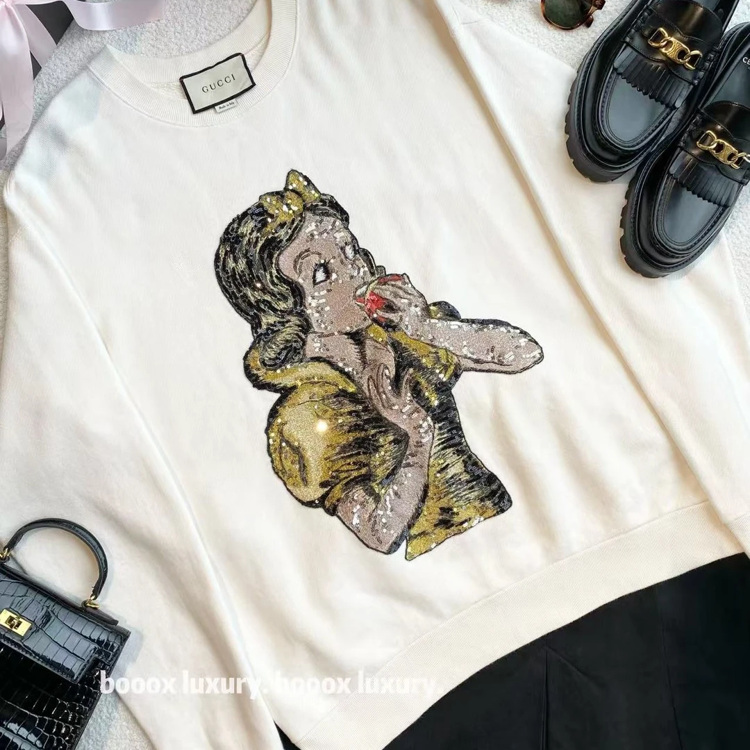 95新 GUCCI/古驰  rc0084 棉 x Disney联名款卫衣 M码 微污