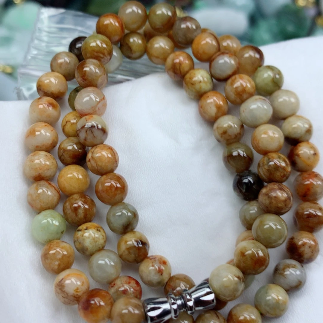 翡翠颈饰未镶嵌手串