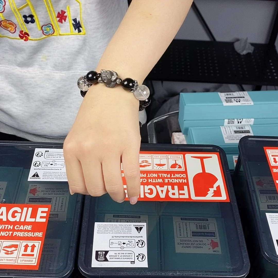 水晶手链银S925镶嵌