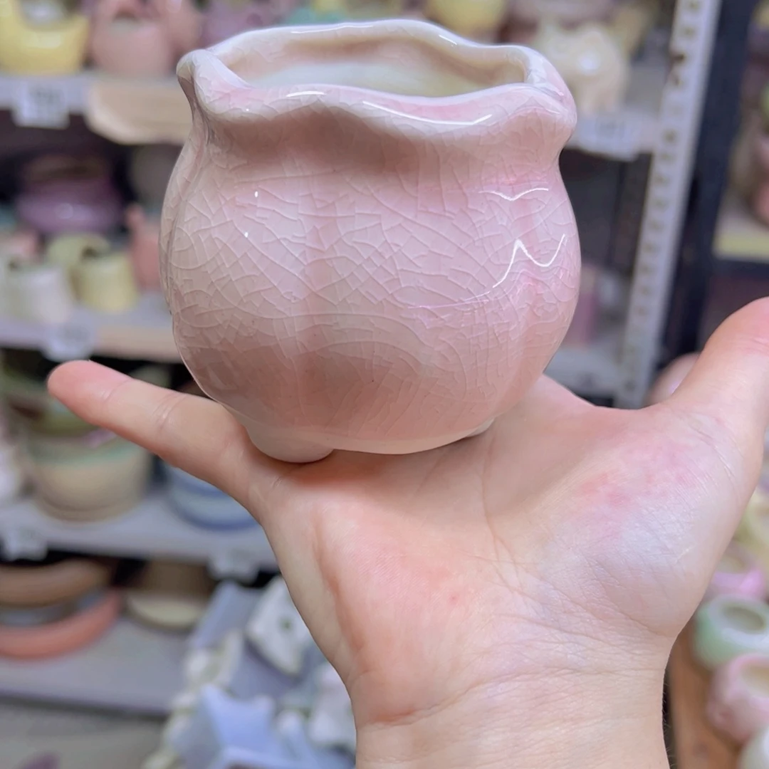 陶瓷花盆当场凑满12包邮