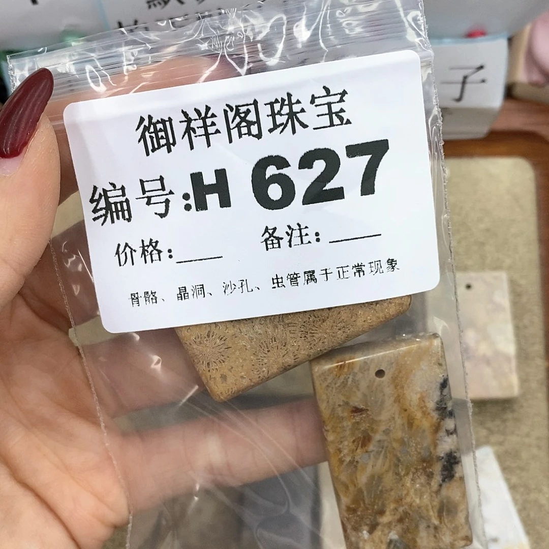 硅化珊瑚（珊瑚玉）H未镶嵌糖***肉