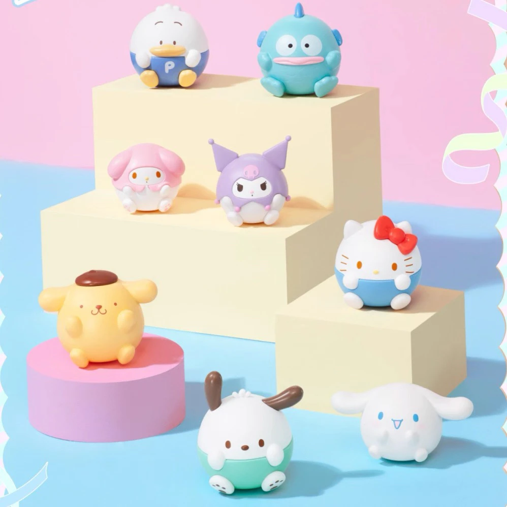 【直播代拆】三丽鸥家族圆滚滚系列潮玩可爱桌面摆件盲袋