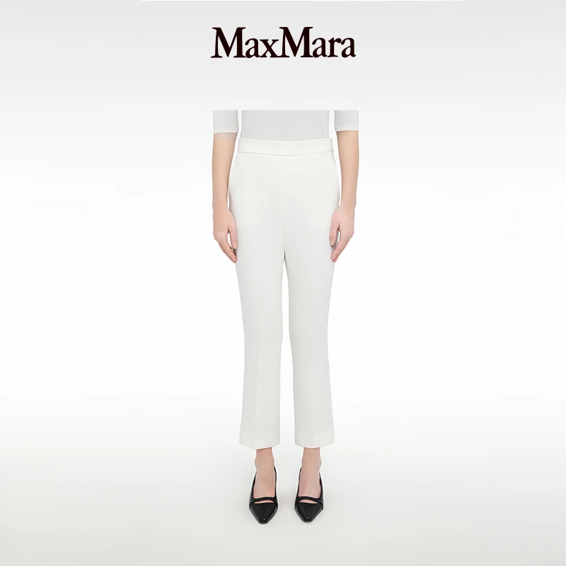 MaxMara 2025早春新品女装羊毛混纺长裤1131195106