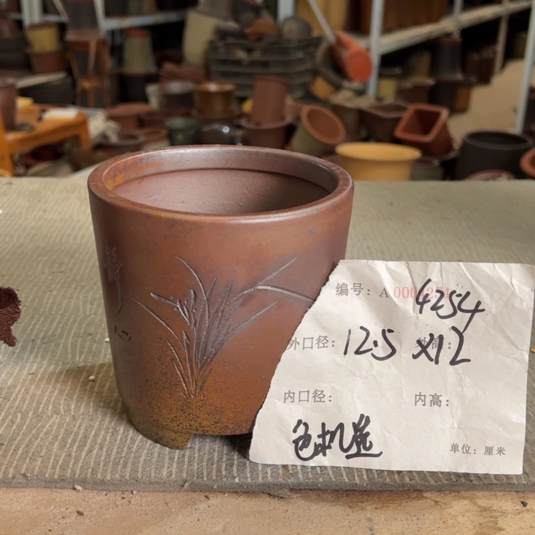 紫砂花盆紫砂花盆