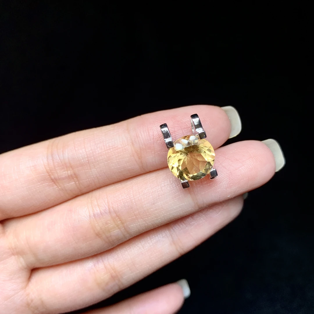 【云上叙】24 QJD064V79085 S925银镶嵌水晶吊坠-多样性发一件