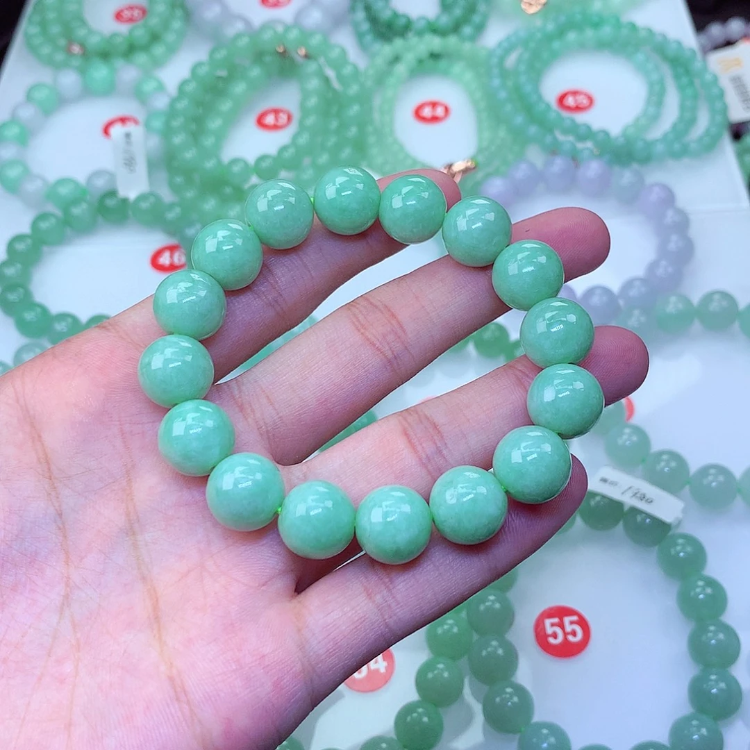 翡翠未镶嵌毛衣链