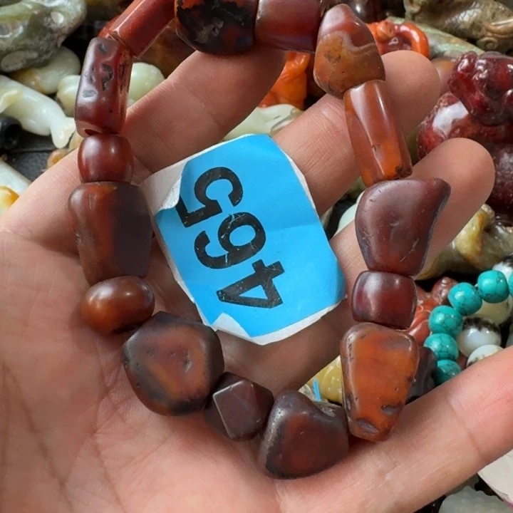 玛瑙/玉髓颈饰合金