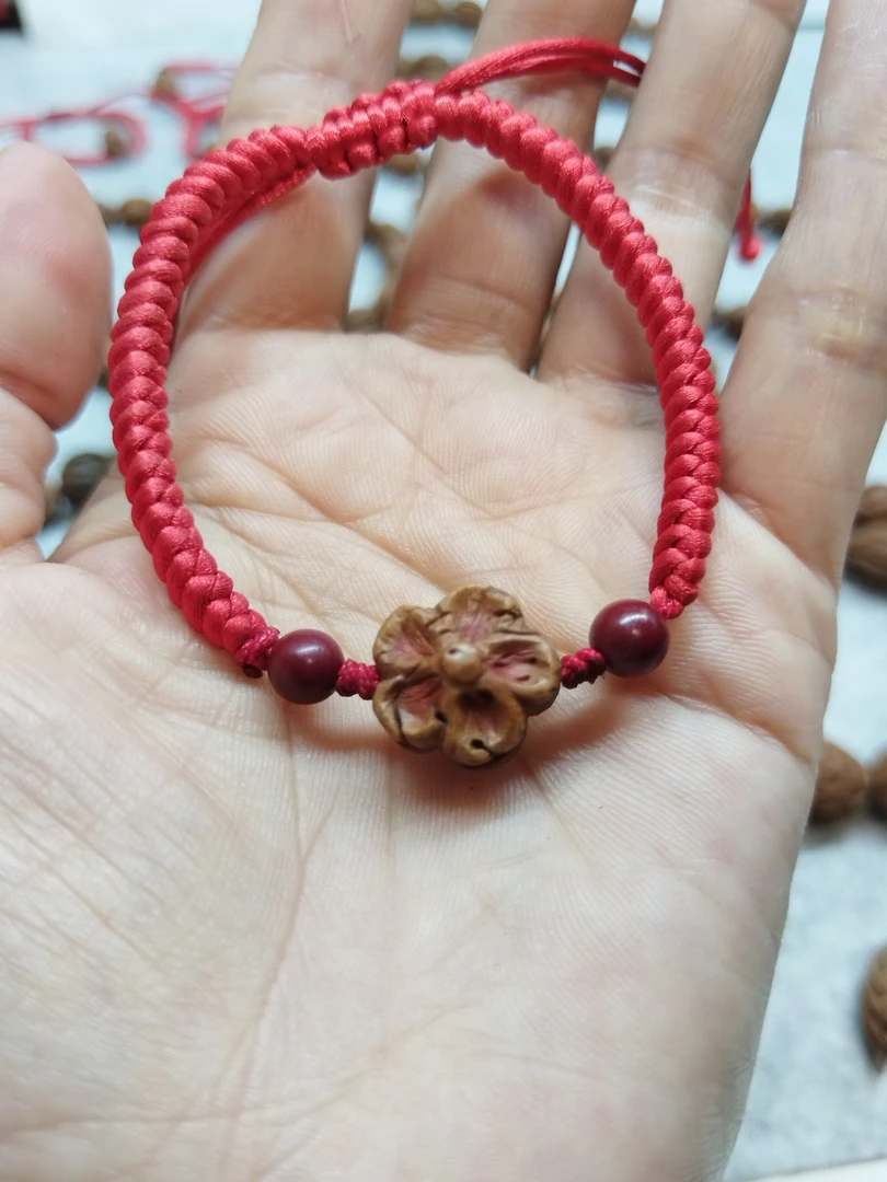 定制桃枭手串，儿童手绳，本命年手链，