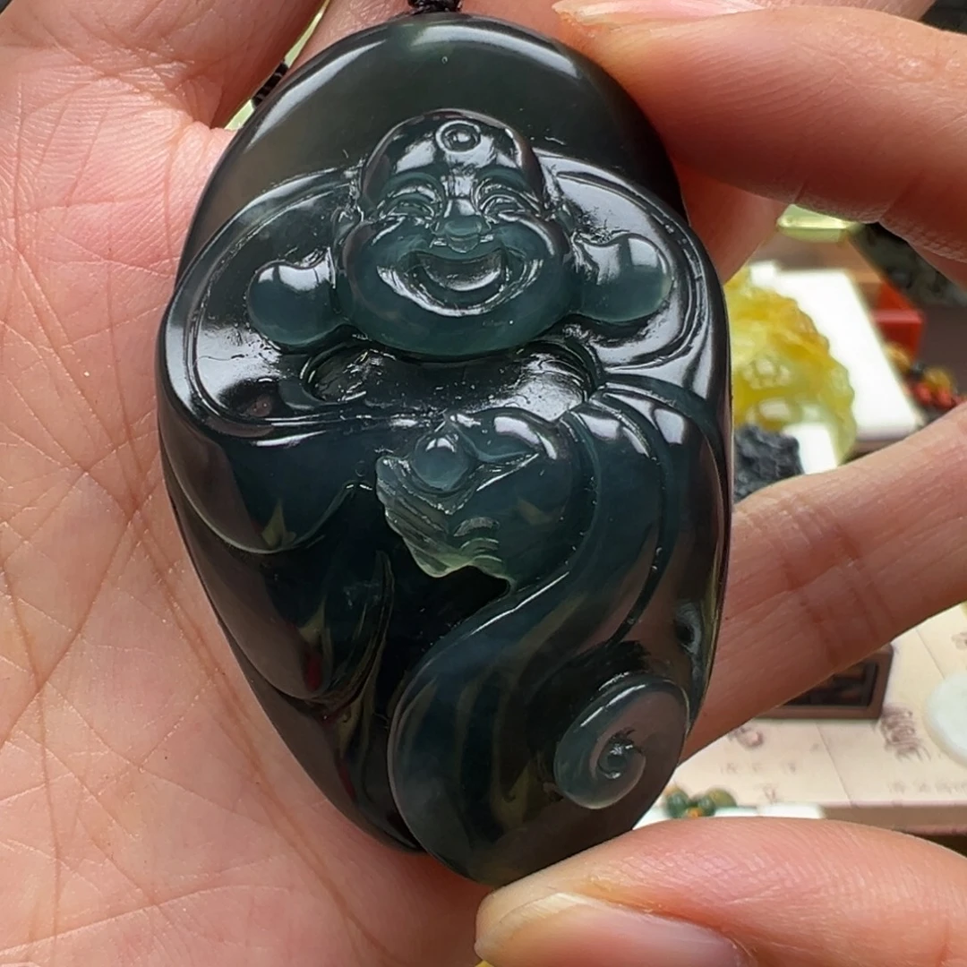 岫玉未镶嵌挂件挂件