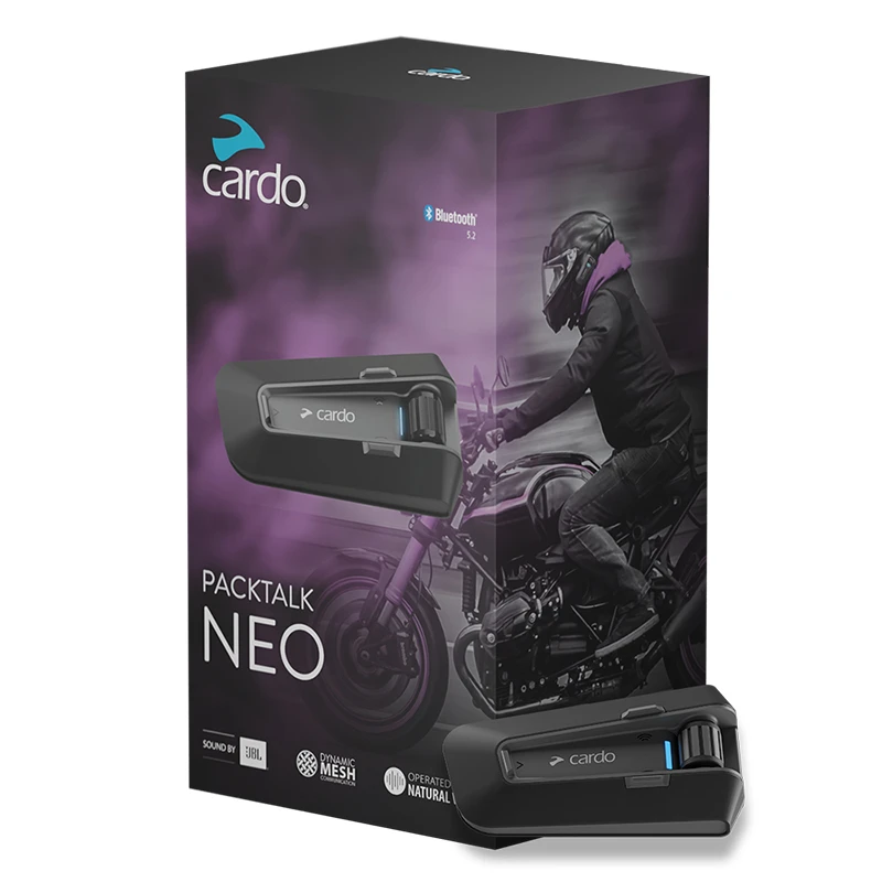 CARDO卡多NEO二代JBL摩托车头盔蓝牙耳机packtalk Edge全盔内置