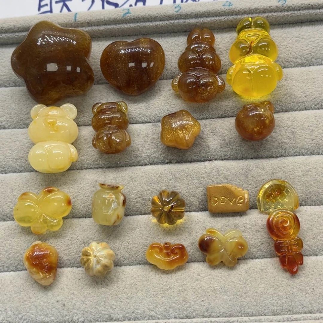 【闪购商品】琥珀裸石未镶嵌安*妮天然琥珀