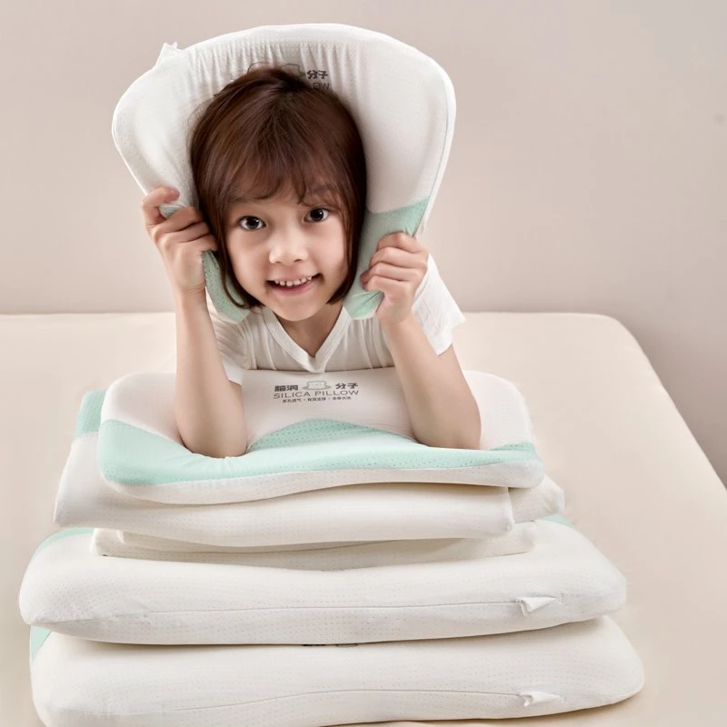 【AM】新款柔软脑洞分子亲水棉枕可水洗枕婴儿枕单人枕头食品级材质