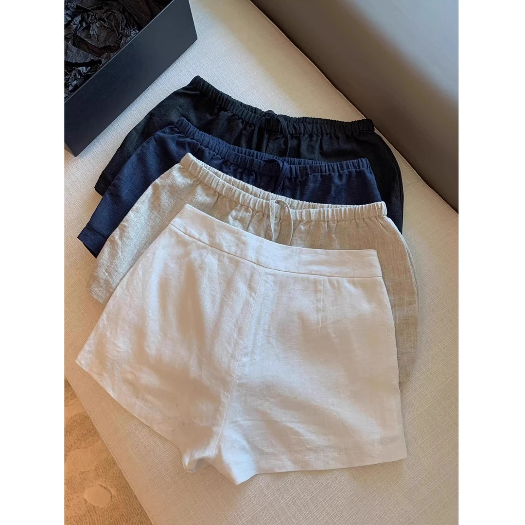 小个子简约休闲裤女装夏季新款薄款西装短裤百搭宽松阔腿运动裤子