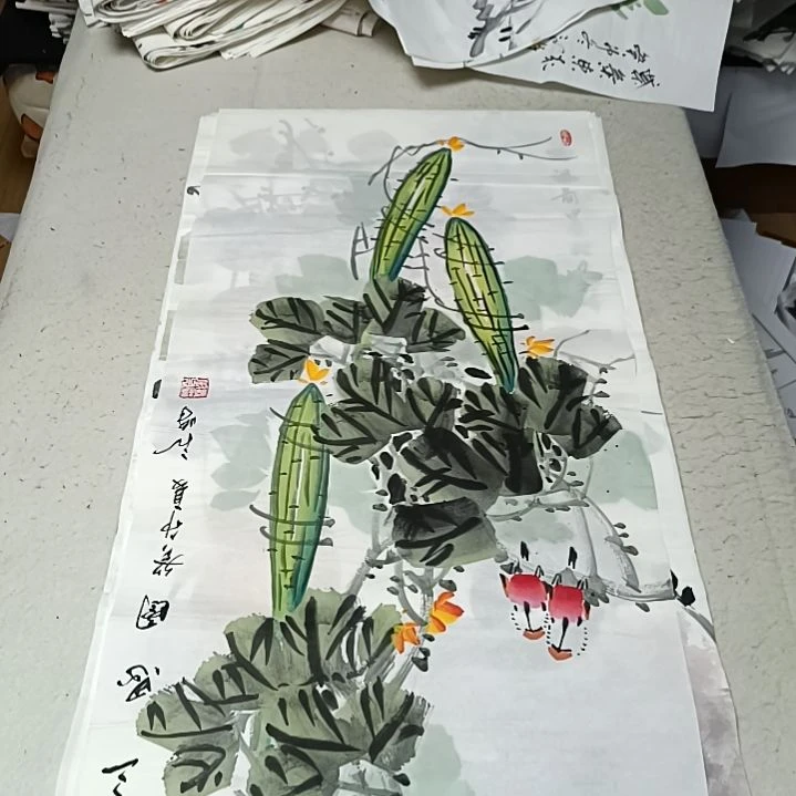 国画罗**培国画花鸟花鸟国画