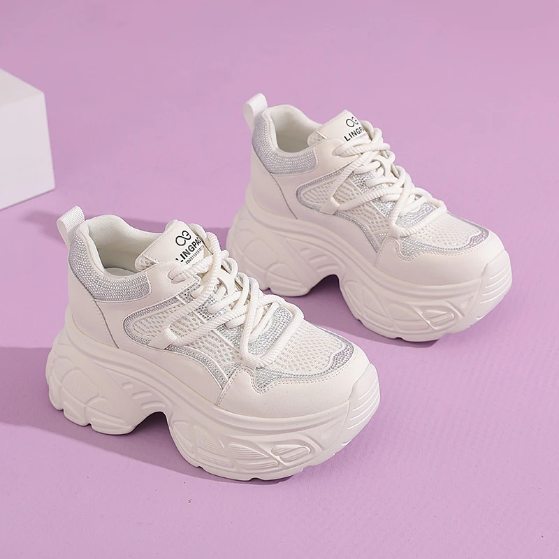 领跑厚底老爹鞋运动鞋老爹鞋休闲鞋春季女鞋时尚百搭鞋子ins