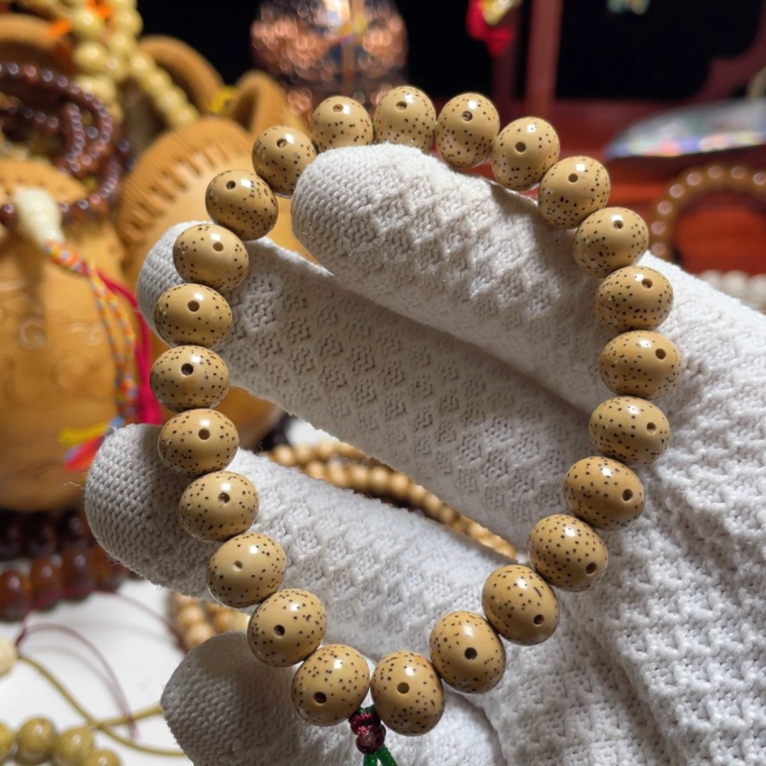 星月菩提手串11正月苹果珠原生态