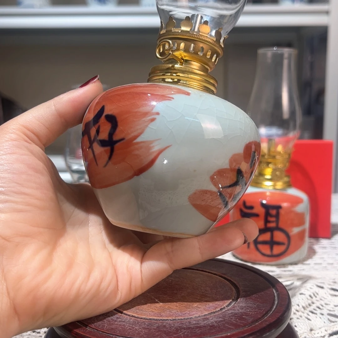 摆件景德镇陶瓷香薰灯