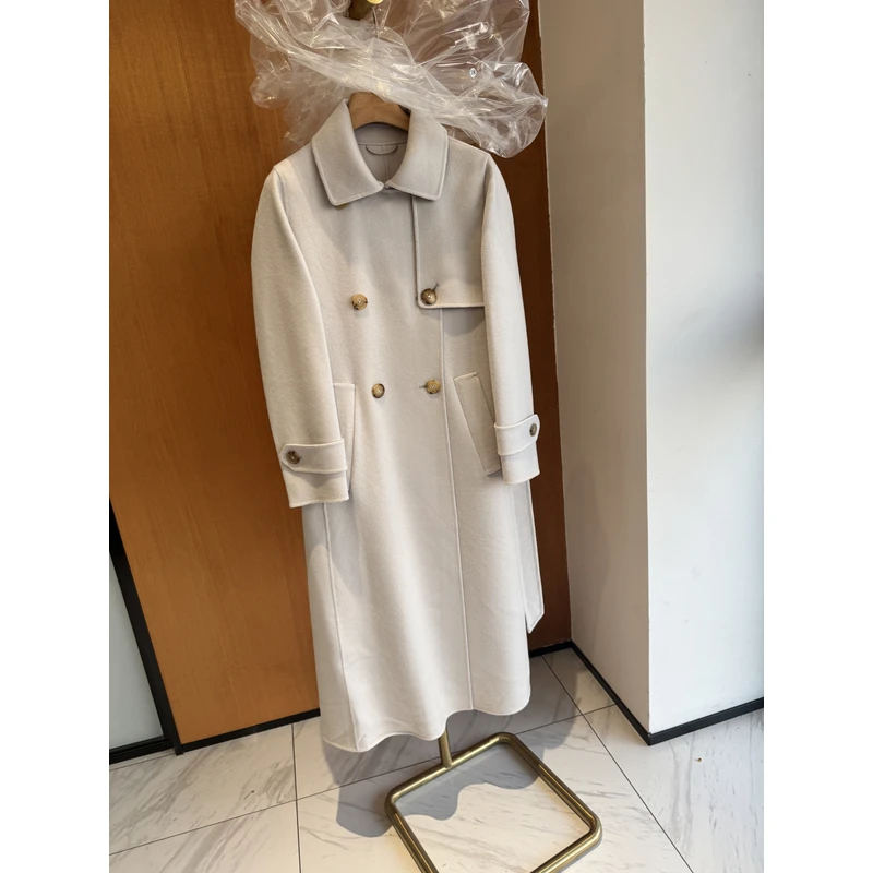 四皇冠神秘福利 羊绒  风衣款羊绒大衣 现货福利价