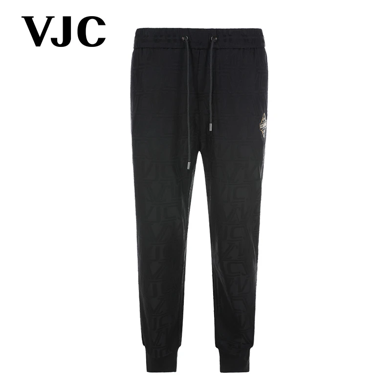 VJC/威杰思2025春季新款男装时尚针织休闲九分裤束脚B24BP2525