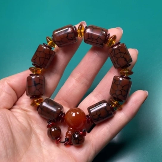 玛瑙/玉髓未镶嵌手链