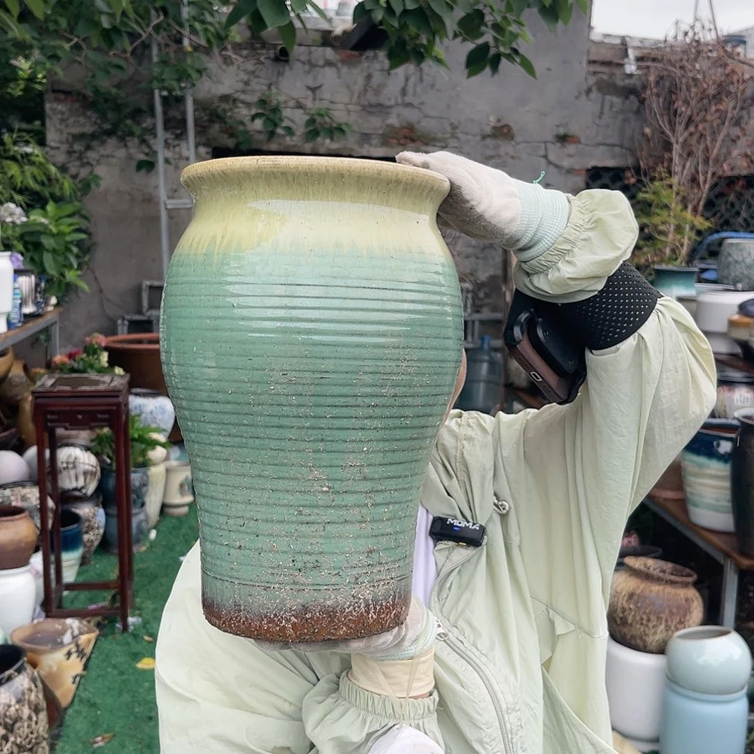 紫砂花盆王嫂花盆直播0610-146高30口18