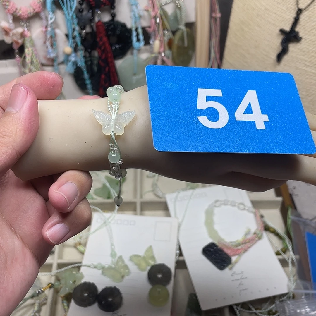 蛇纹石玉合金颈饰