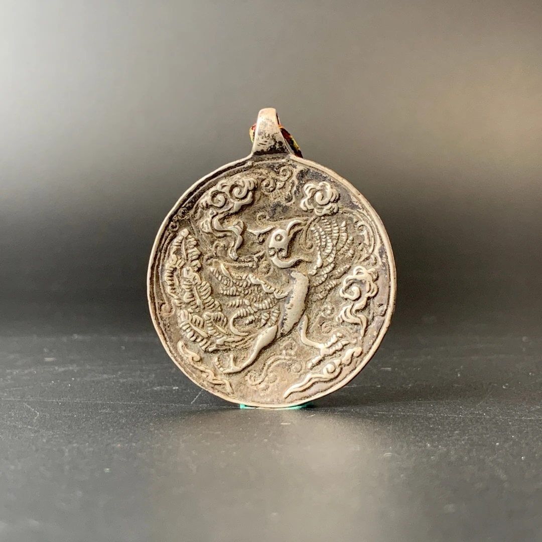 清代·朱雀火神牌（银）50.8*42.4mm 21gYYB25YYB0904011