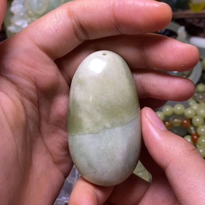 岫玉未镶嵌岫玉颈饰