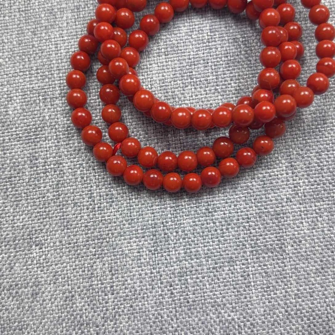 南红玛瑙手链未镶嵌水*情