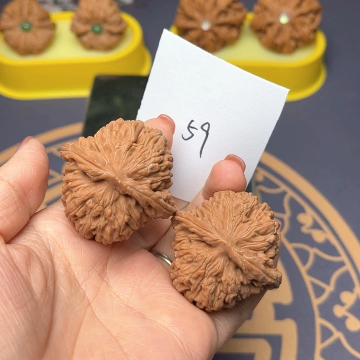 文玩核桃把件41四座楼