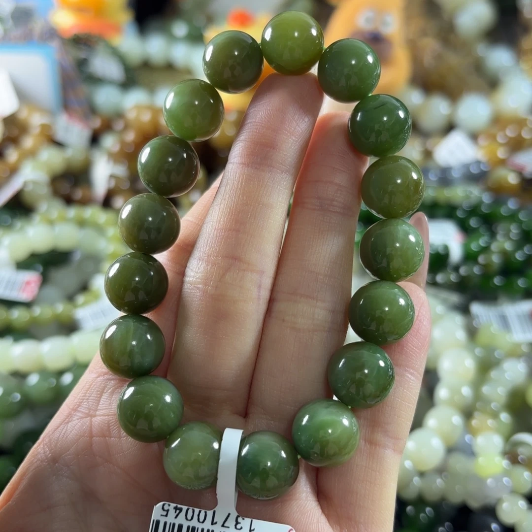 和田玉未镶嵌手串13