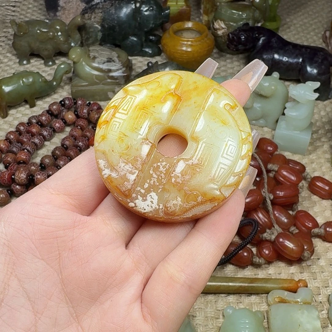 白玉菩提吊坠挂件