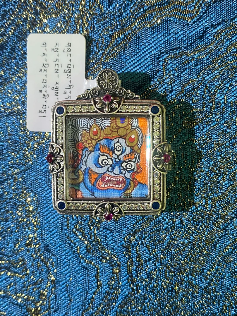 纯手绘唐卡黑c2*2纯天然矿物质颜料