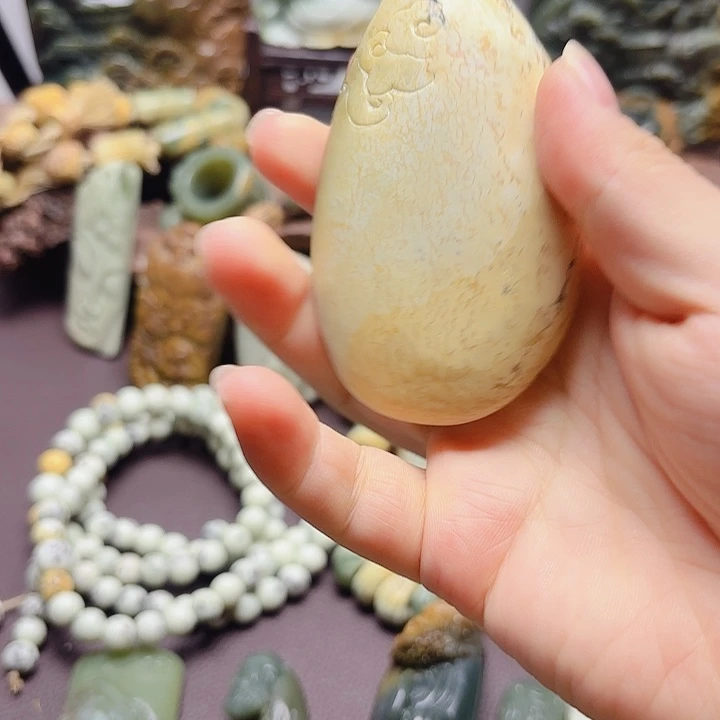 岫岩河磨玉（透闪石质玉）未镶嵌挂件
