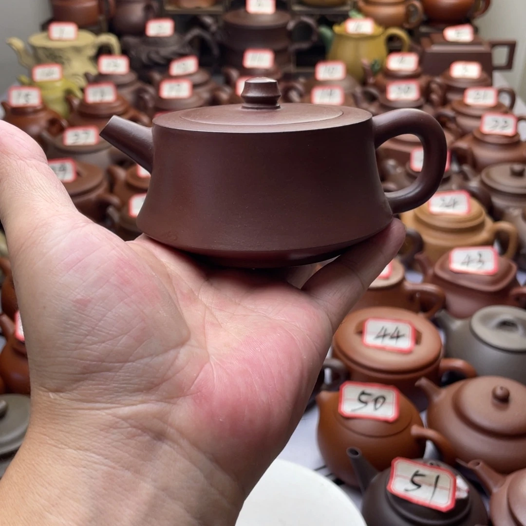 紫砂茶壶宜兴紫砂半手工