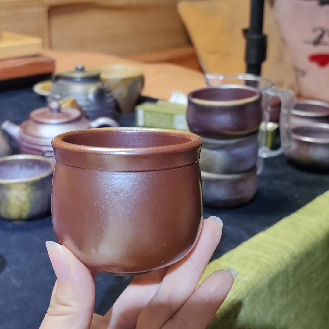 赵*国建水紫泥柴烧微瑕主人杯福利杯