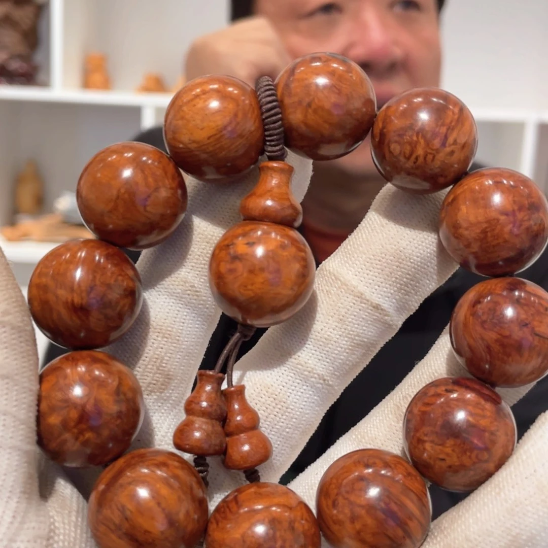 【闪购商品】柏木（崖柏）2.0红瘤花梨木串